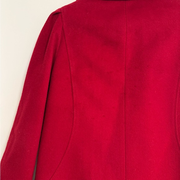 Vintage Alorna red Pure Wool Full Length Winter Coat - Picture 12 of 12
